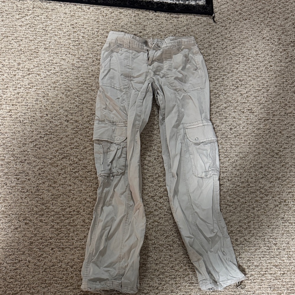garage cargo pants cream/tan